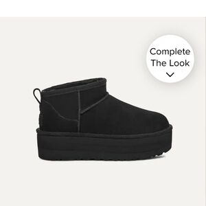 Black Platform Ankle Boots